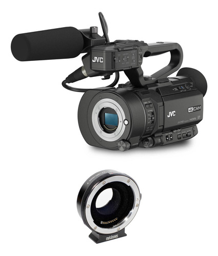 Jvc Gy-ls300 4kcam Camcorder & Metabones T Smart Ef/ef-s Ada