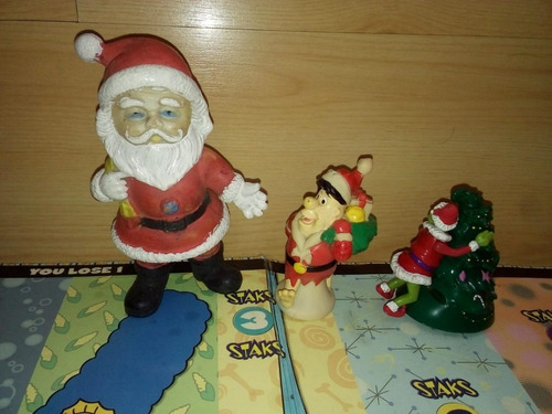 Figura . El Grinch ,picapiedra ,santa Claus Japon ,navideños