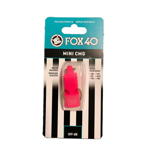 Silbato Fox 40 Mini Cmg Con Protector Rosa Entrenador