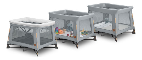 Cuna Playard Swift Beyond Grey 3 En 1: Móises, Cuna, Corral
