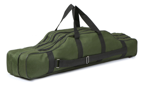 Bolsa Para Cañas De Pescar De 90 Cm, 3 Capas, Portátil Y Ple