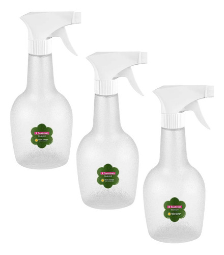 Borrifador Pulverizador 580ml Para Produto De Limpeza 3 Un