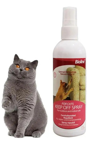 Repelente Para Gatos Keep Off Spray Bioline Para Interiores