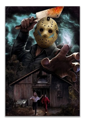 Poster Jason Voorhees Viernes 13 48x33cm Calidad Cine Terror