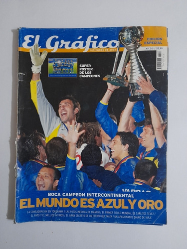 El Grafico Extra 215 Boca Campeon Mundial 2003 Sin Poster