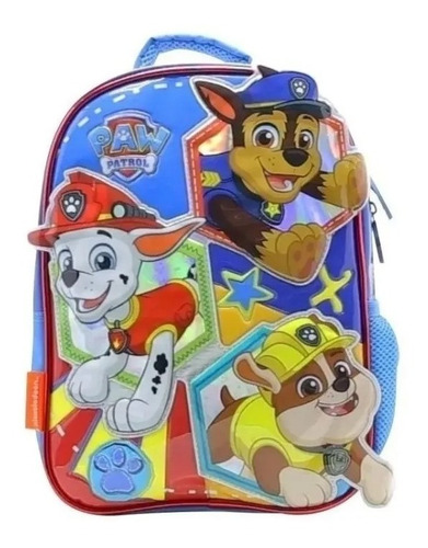 Mochila Espalda Paw Patrol Jardin 12'' Pw104 De Casa Valente