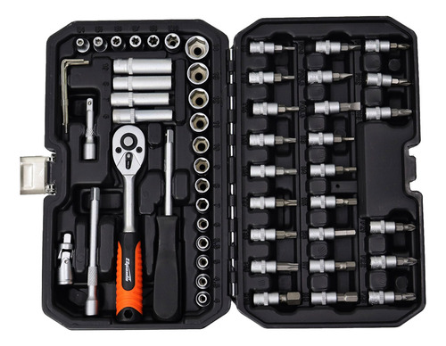Kit Jogo De Soquetes Encaixe 1/4 Sextavado Com Bolsa Mtx