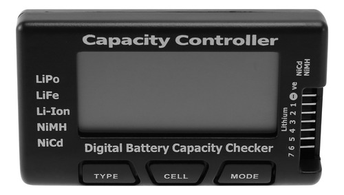 Comprobador Digital De Capacidad De Batería Rc-7 Lipo Life L