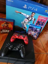 Comprar Play Station 4 Usado Con 02 Mandos, Con 02 Juegos