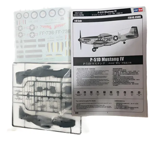 P-51d Mustang Iv - 1/48 Hobby Boss 85806