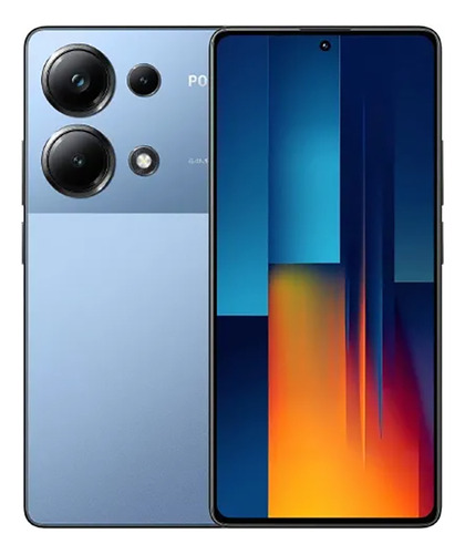 Teléfono inteligente Poco M6 Pro 256gb 8gb Ram Azul-acero