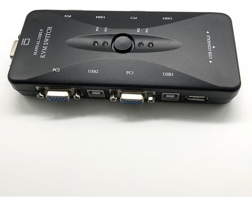 Chaveador Kvm Usb Vga Switch Para 4 Computado Tecladomouseus