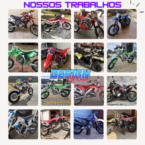 Kit Adesivo Gráfico Honda Crf 250f Amx F21 2021 0.20mm