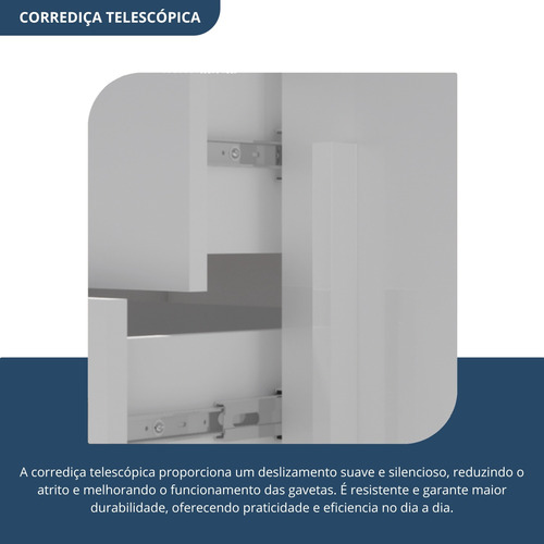 Cômoda Infantil P/ Quarto Bebê 4 Gaveta Encanto Frete Grátis
