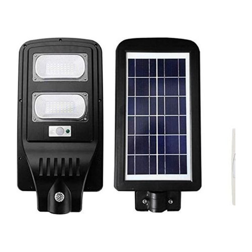 Foco Led Panel Solar 30w Sensor Foto Celula Control Remoto