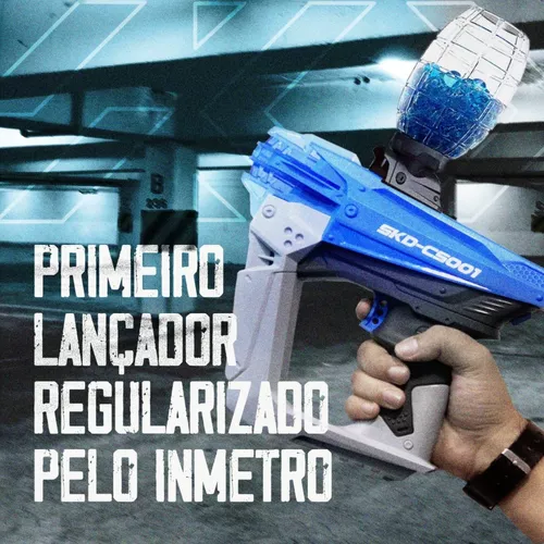 Arma Elétrica Automática Orbeez SIRIUS Galaxy - Azul