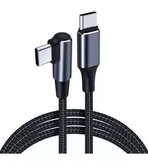 Cable Usb Tipo C A C Carga Rapida 100w Qc 5.0 Datos 2 Metro