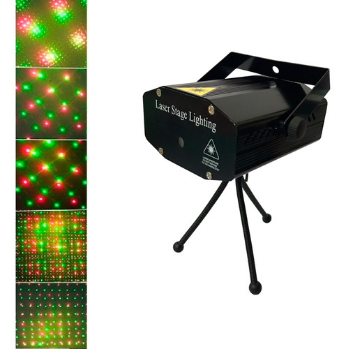 Mini Laser Stage Lighting Proyector De Estrellas Y Puntos