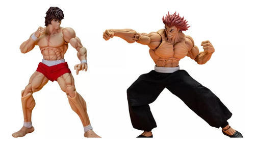 Figura Baki Hanma Y Yujiro Hanma Son Of Ogre 2 Articuladas