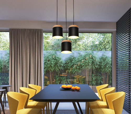 Lámpara Colgante Estilo Moderna Con 3piezas