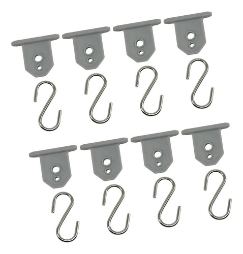 N Clips Para Toldo, Soporte De Luz, Agujeros Dobles 8 Piezas