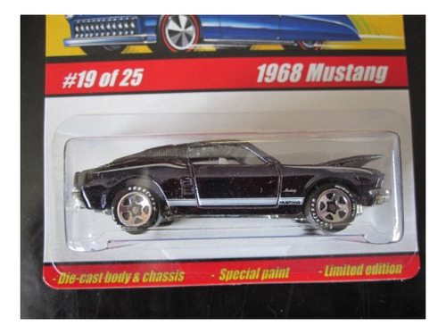 1968 Mustang (spectraflameblack) 2005 Hot Wheels Ekfy7