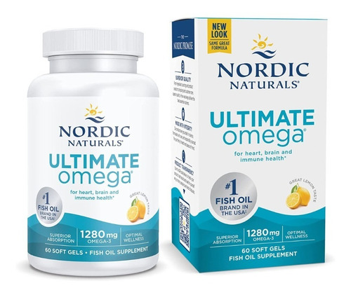 Nordic Naturals Ultimate Omega 60 Softgels 1280 Mg Omega-3
