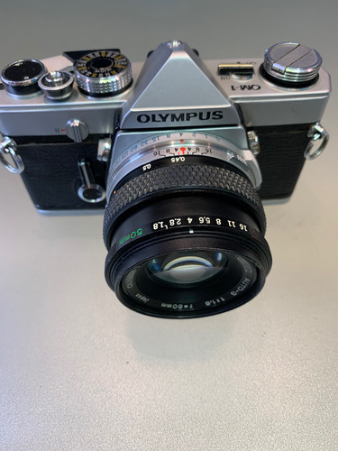 Cámara Olympus Zuiko Mc Auto-s Om-1 Gris (Usado)