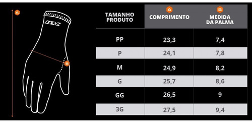Luva X11 Segunda Pele Thermic Cor Preto Tamanho M