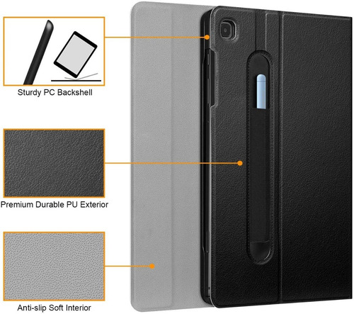 Imagen 2 de 5 de Funda Con Teclado Fintie Para Samsung Galaxy Tab S6 Lite