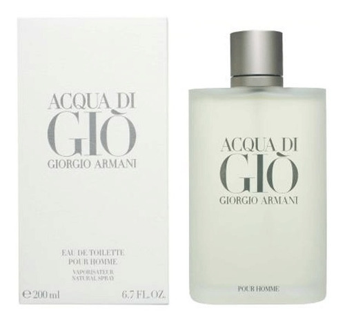 Perfume Acqua Di Gio 200ml Edt Hombre Giorgio Armani