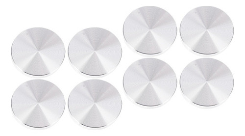 Soporte De Mesa De Vidrio Con Disco Circular De Aluminio Red