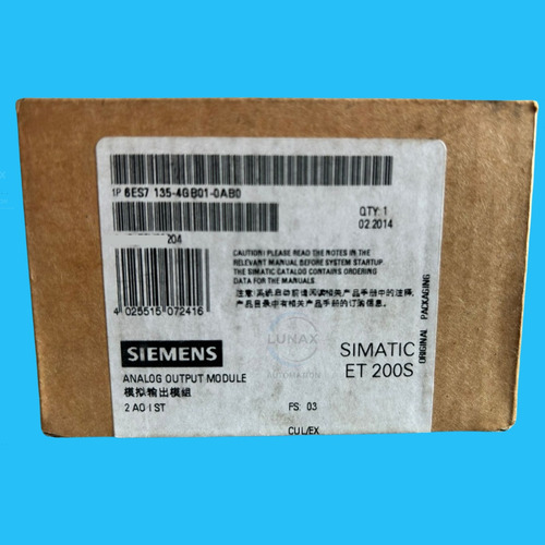 Siemens 6es7 135-4gb01-0ab0 Simatic Et200s Modulo Original