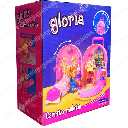 Gloria El Carrito Maletín Dormitorio Casa Muñecas Barbie