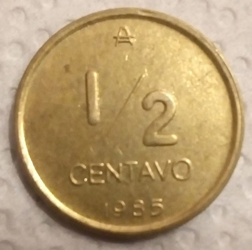 Moneda Argentina 1/2 Centavo De Austral Año 1985