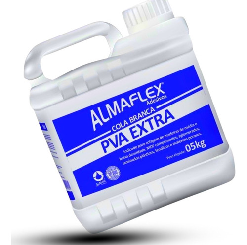 Imagem 5 de 8 de Cola Branca Pva Extra 5kg - Madeira Concreto Slime Cascorez