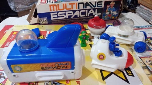 Multinave Espacial Brinquedo Antigo Da Grow Tomy Com Caixa (Usado)