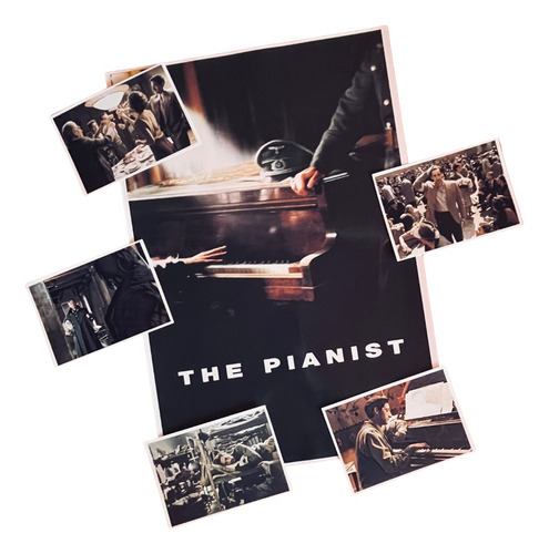 Poster The Pianist- 48x33 Cms+5 Postcards De 10x15 Cms