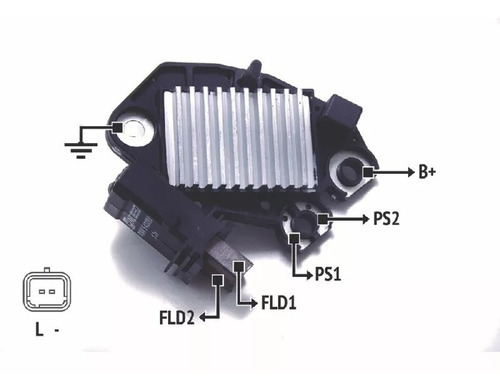 Imagen 4 de 4 de Regulador De Voltaje Nosso Renault Clio Laguna Megane Logan