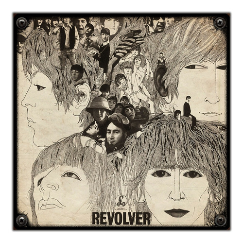 #01- Cuadro Decorativo Vintage / The Beatles - Revolver