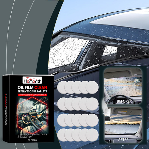 Tabletas Espumosas Para Lavaparabrisas Automotrices H, 20 Un
