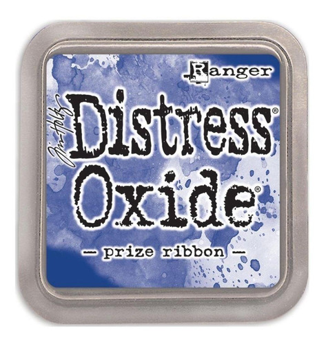 Distress Oxides Cojin Tinta Azul Rey Estampar Envejecer