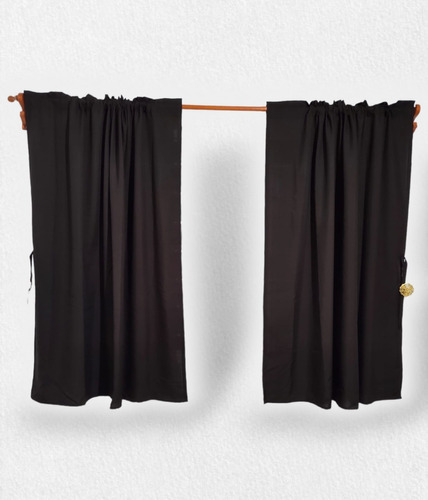 Cortinas Para Recamara Lisas 2 Pz 299x160