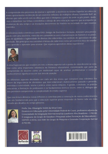 Livro Expectativas Que Residem Em Nós | Stânia Vasconcelos: O Ensino Superior Sob Um Ponto De Vista Docente, De Stania Nagila. Editora Reflexão, Capa Mole Em Português, 2016
