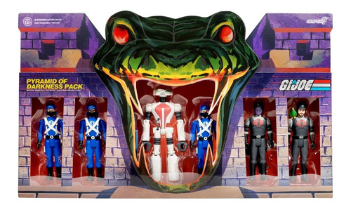 Super 7 -g.i.joe Pyramid Of Darkness Pack - Piramide Cobra  