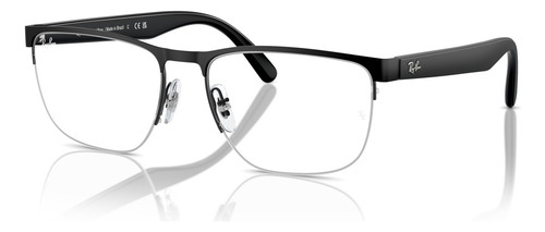 Armação Óculos De Grau Ray-ban Rx6525l 2503 56 Cor Preto