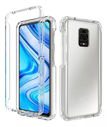 Funda Transparente Para Xiaomi Redmi Note 9 Pro + Templado