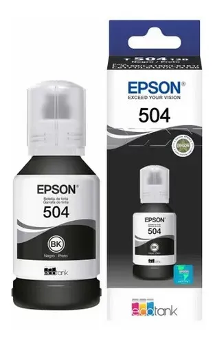 Tinta de impresora negra Epson T504120 127 ml