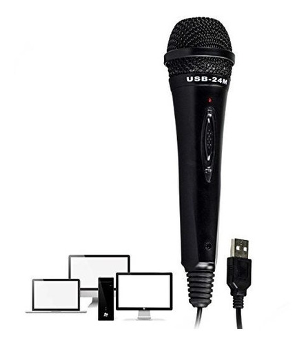Nady Usb-24 M Plug And Play Dinamico Usb Microfono