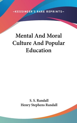 Libro Mental And Moral Culture And Popular Education - Ra...